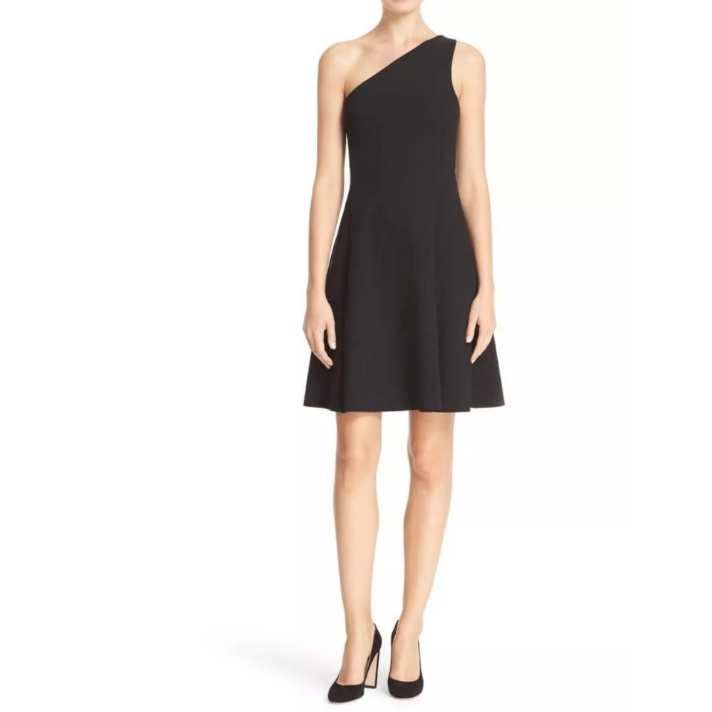 Theory Leainna Fixture One-Shoulder Ponte Dress - Picture 1 of 4